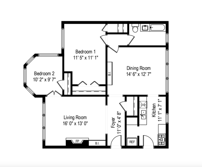 Floorplan - 1615-25 Ridge Ave.