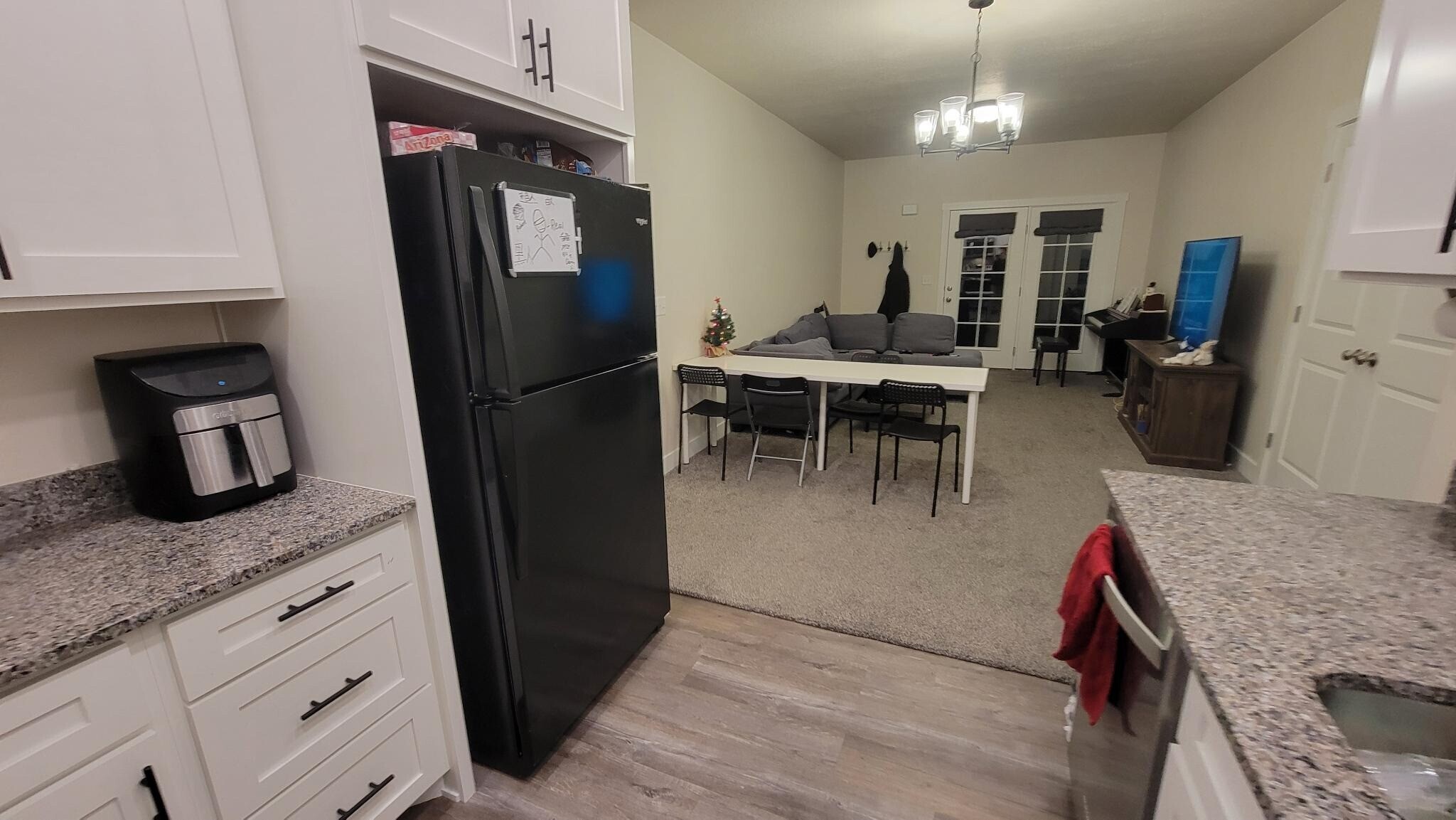 kitchen and living room - 143 W 1525 N