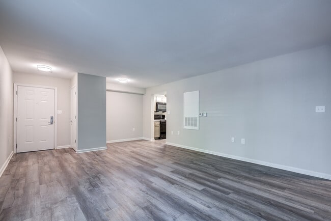Arna Valley View - Living Room with View to Kitchen - Arna Valley View Apartments