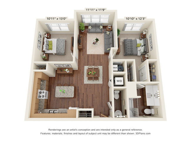 Floorplan - Ashlynn Ridge 55+ Apartments