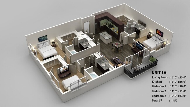 Floorplan - Infinity on Yorktown