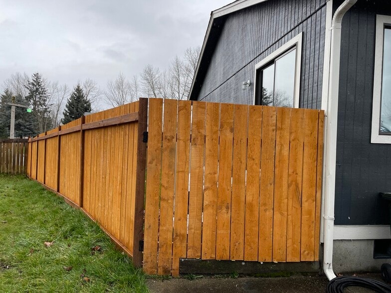 Fully fenced backyard for privacy, which is great for pets and BBQs - 219 E 36th St