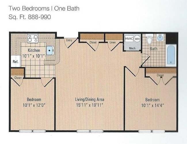 Floorplan - Limerick Green - 55+ Community