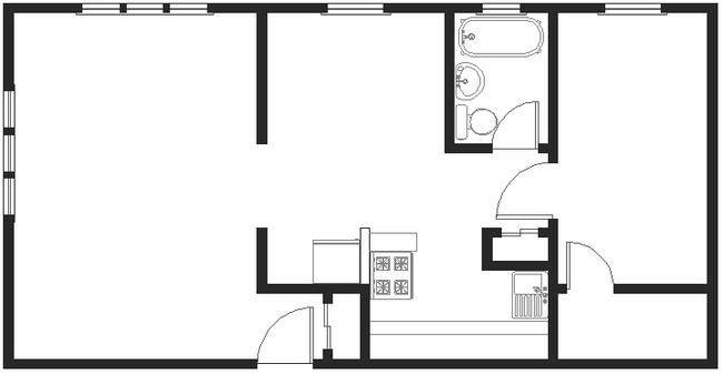 1BR/1BA - Princeton Hall