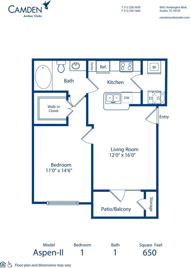 Floorplan - Camden Amber Oaks