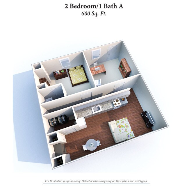 Floorplan - Colonial Village Apartments