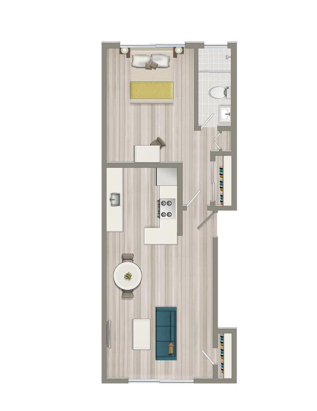 Floorplan - Euclid Street Apartments