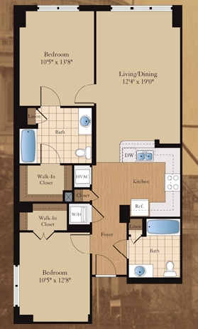 2BR/2BA - 70 Capitol Yards