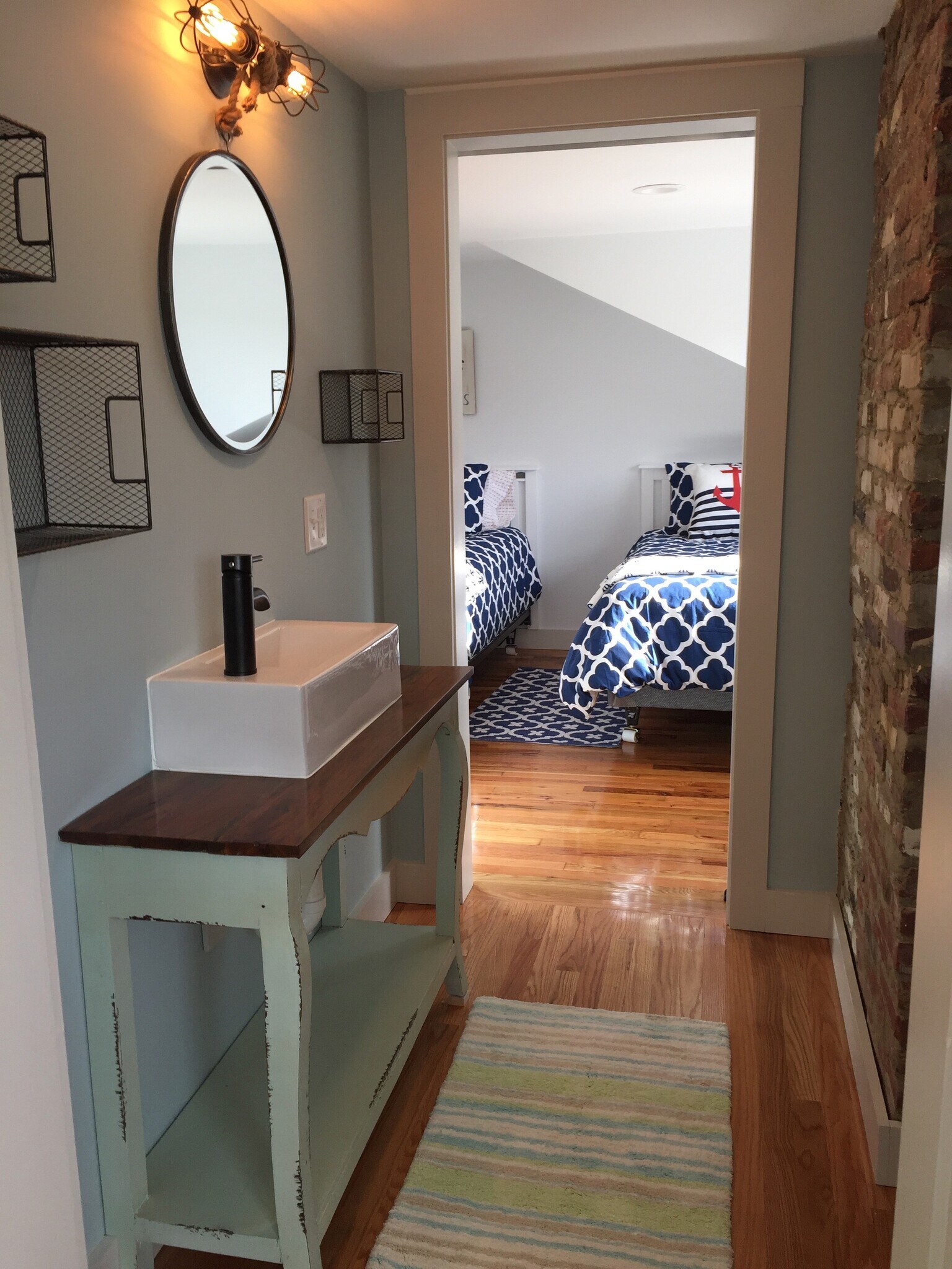 2nd floor shared half bath - 740R Washington St