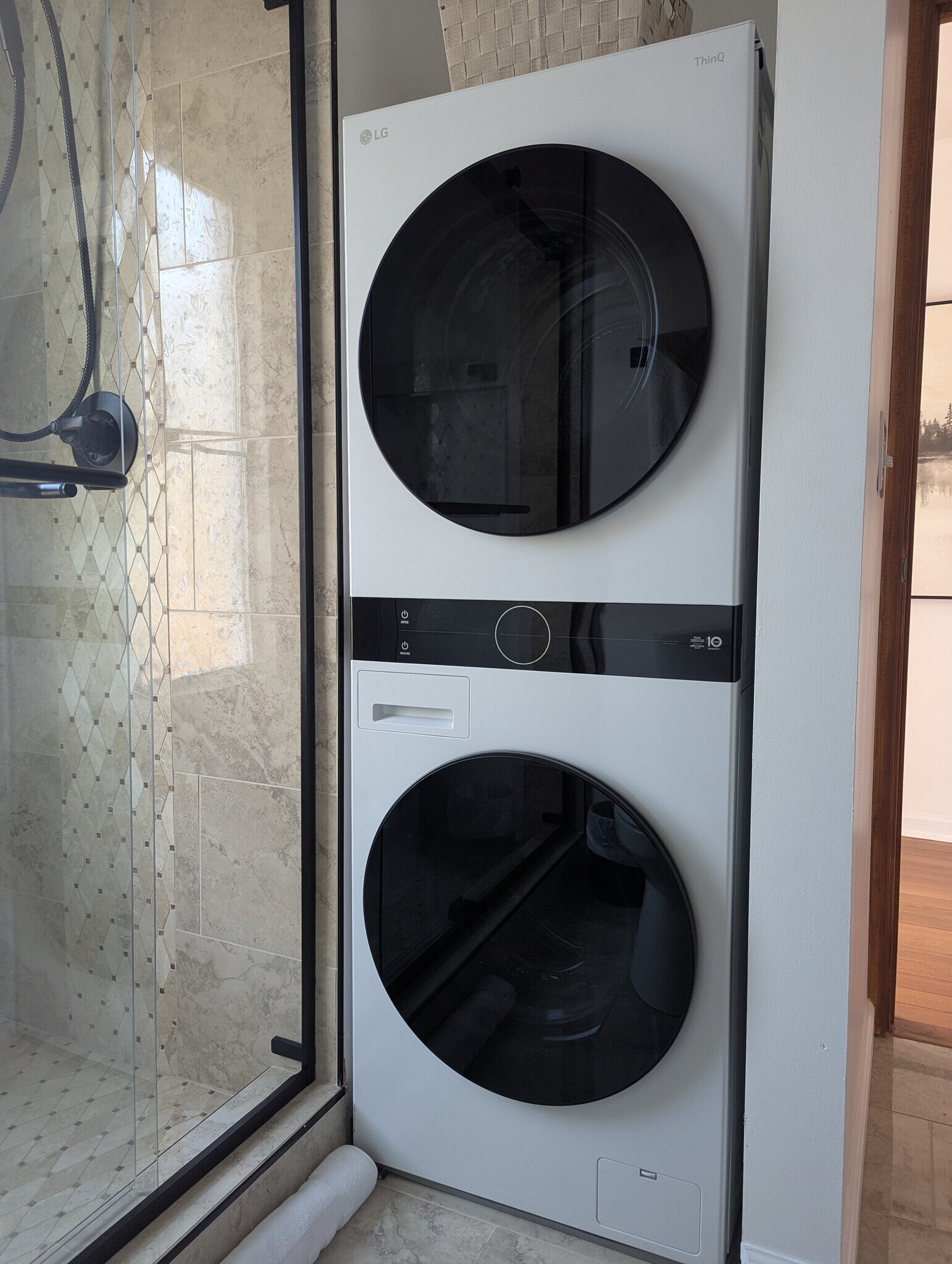 Washer/dryer in downstairs bathroom - 3812 James Ed Rd