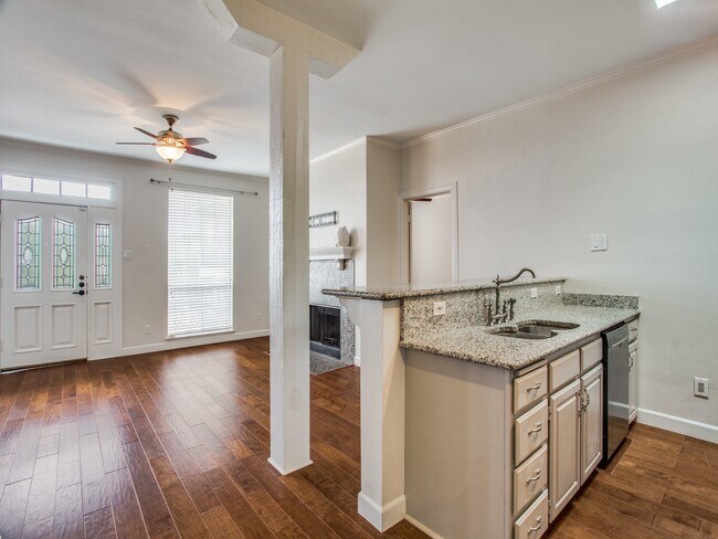 Kitchen and Living Space - 6318 Richmond Ave