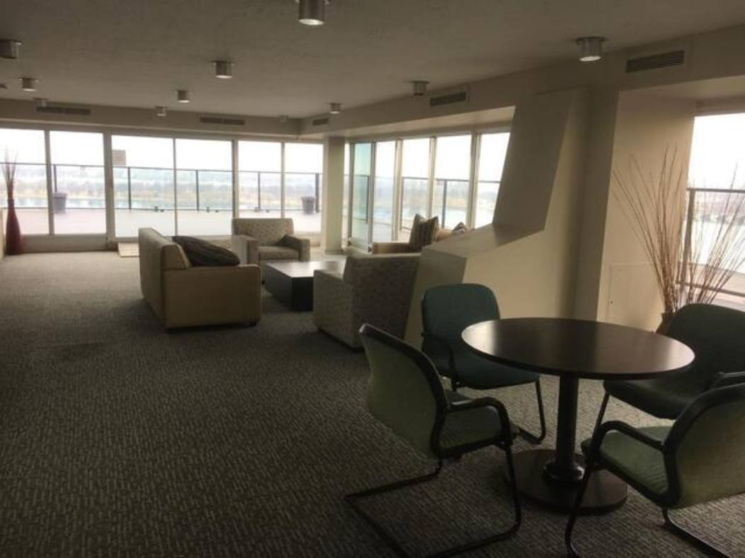 Top floor event room with panoramic view - 8200 E Jefferson Ave