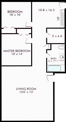 Floor Plan - 10451 Carol Ct