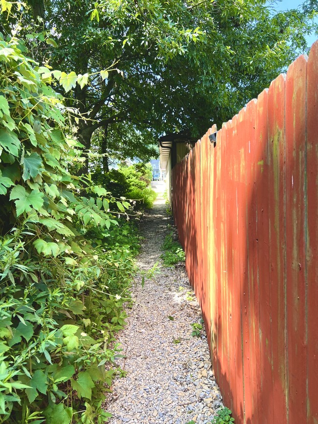 Walkway to parking - 1221 Church St