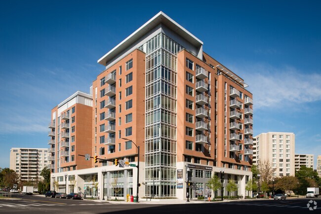 12-story LEED certified building with garage parking and keyless entry - Crystal Flats