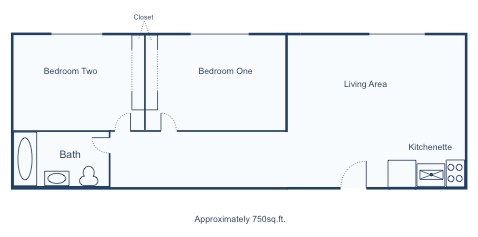 2BR/1BA - 115 Oxford Street