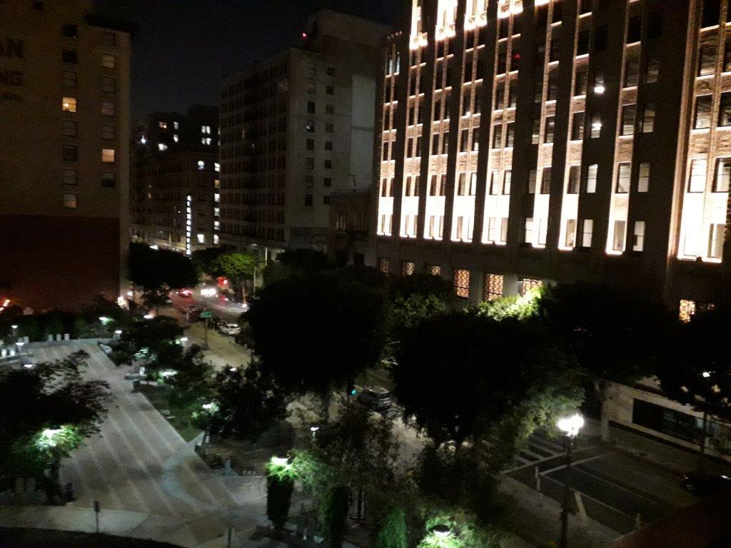 Evening view from balcony - 416 S spring St