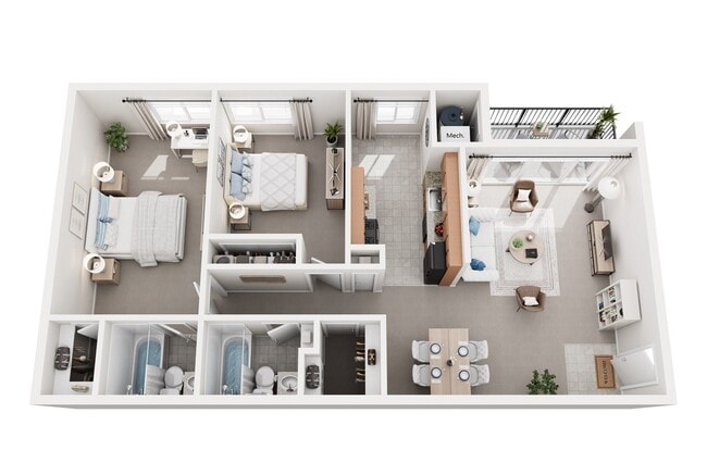 2 Bed 2 Bath - Americana Southdale