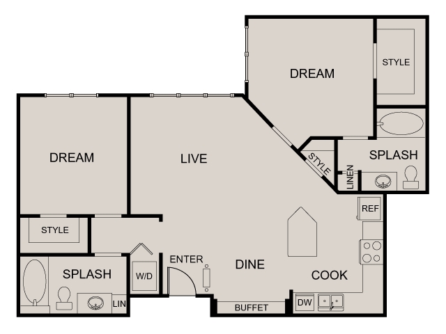 Floorplan - 7166 at Belmar