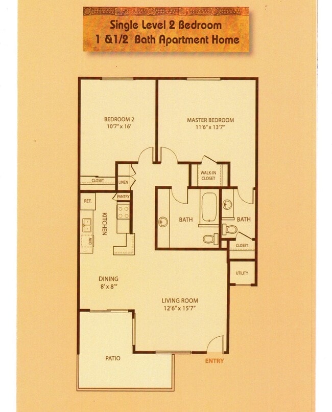 Floorplan - Indian Springs Apartments