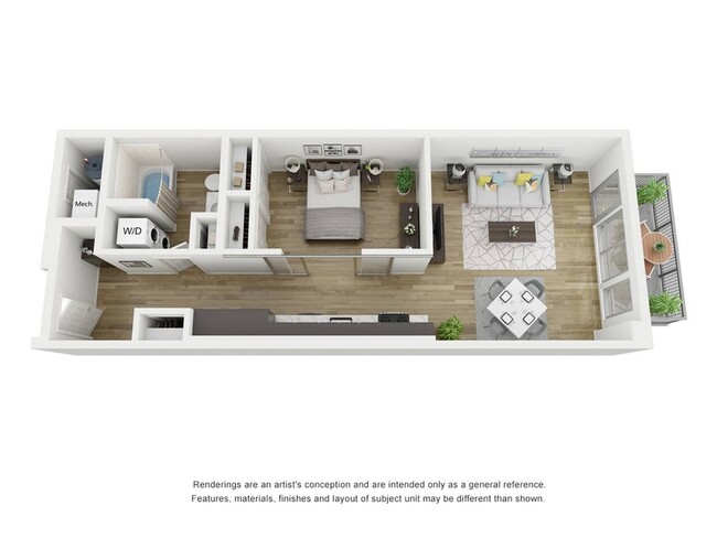 Urban 1 Floor Plan at Cottonwood Broadway - Cottonwood Broadway