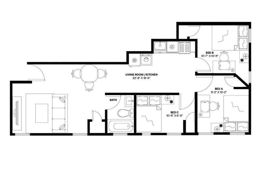 Building Photo - Room in Shared 3 bed/1 bath home