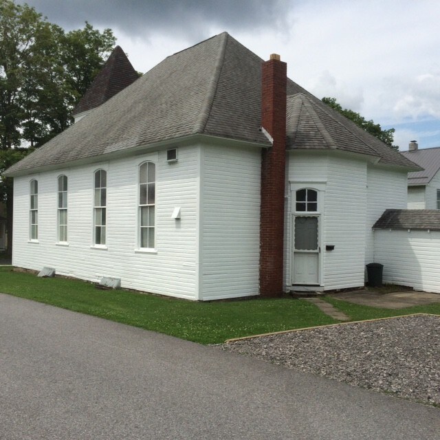 rear apt. entrance - 50 Juniper St