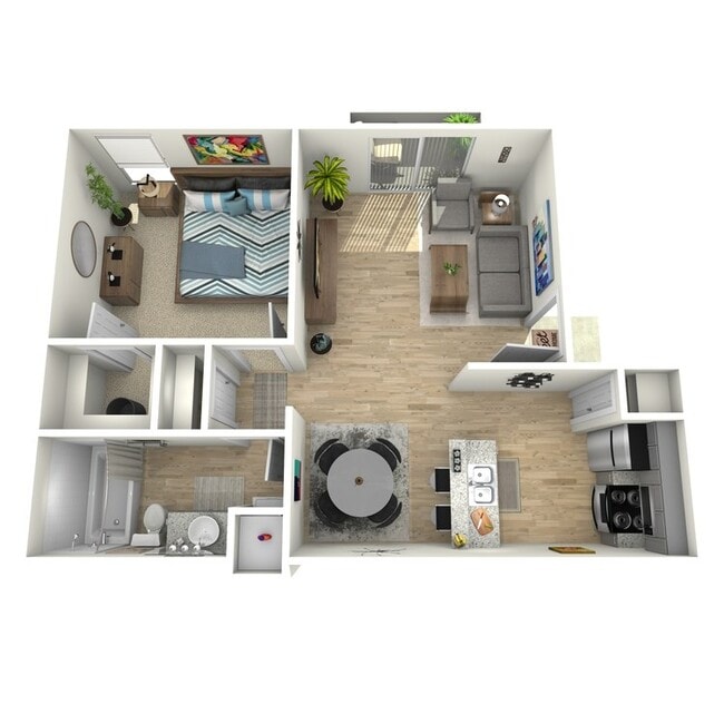 Floorplan - 6 Eleven Lamar Apartments