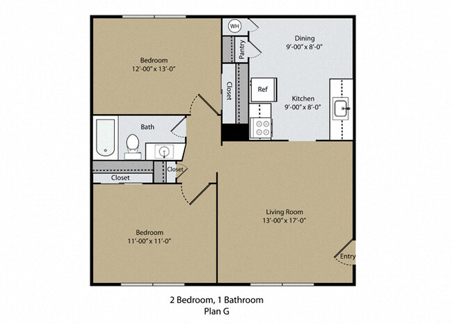 Floorplan - Barcelona Apartments