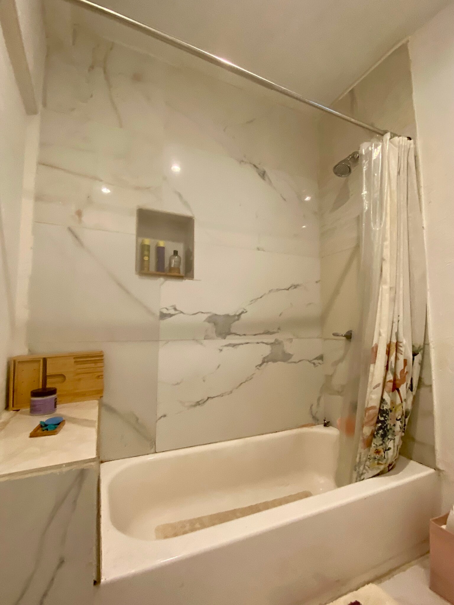 Italian Tile Bathroom - 1516 SW 12th St