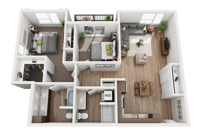 Floorplan - The Main Apartments