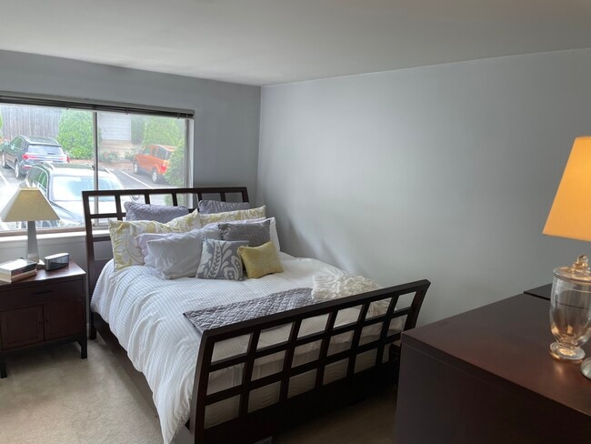 Our bedroom and rear view window - 4555 MacArthur Blvd NW