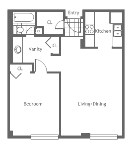 1BR/1BA - The Metropolitan Condos