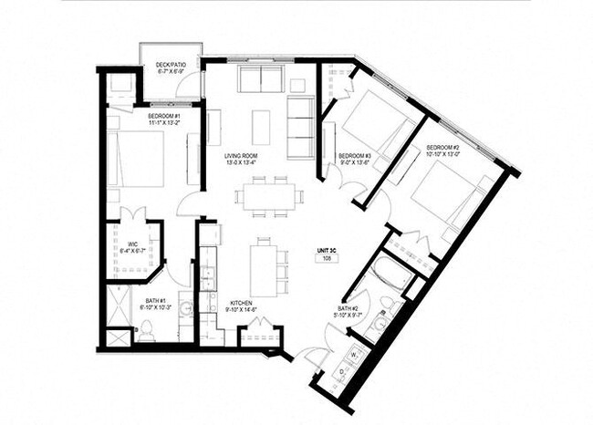 Floorplan - The Legends of Cottage Grove 55+ Apartments