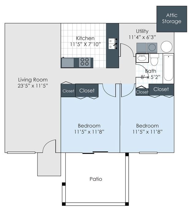 Floorplan - Greenglen Apts