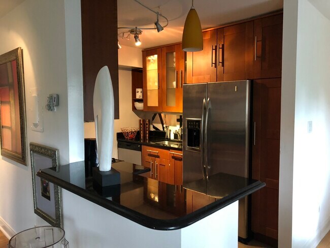 Kitchen with upgraded appliances - 1501 South George Mason Drive