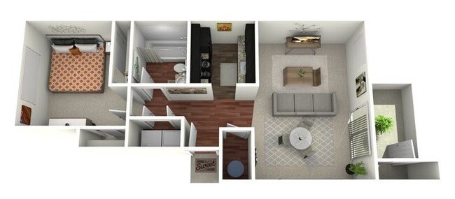 Floorplan - Whispering Hills Apartments