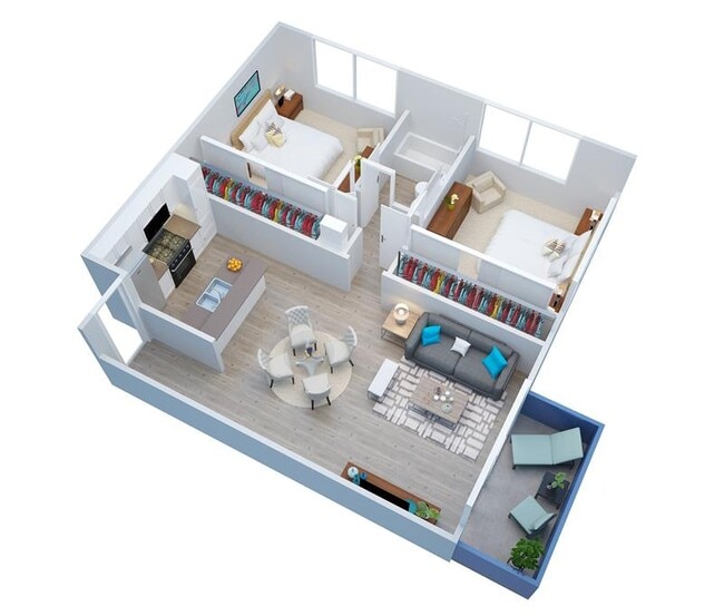 Floorplan - Milano Apartments
