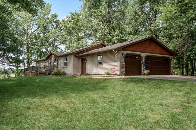 Primary Photo - Stunning Rambler on Acreage with Lake Shor...