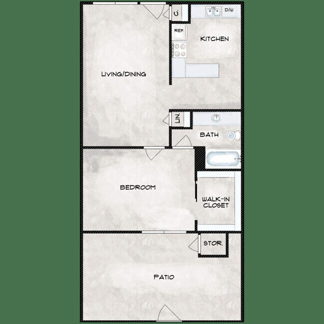 Floorplan - Riverwood Apartments