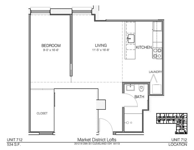 Floorplan - Market District Lofts