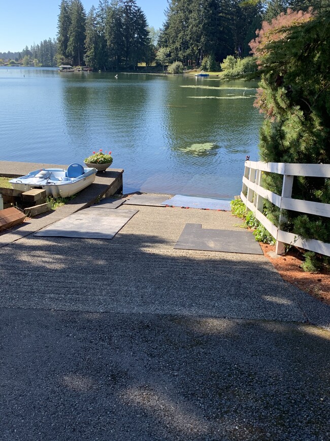 Spanaway Lake boat ramp on grounds - 15501 Spanaway Loop Rd S