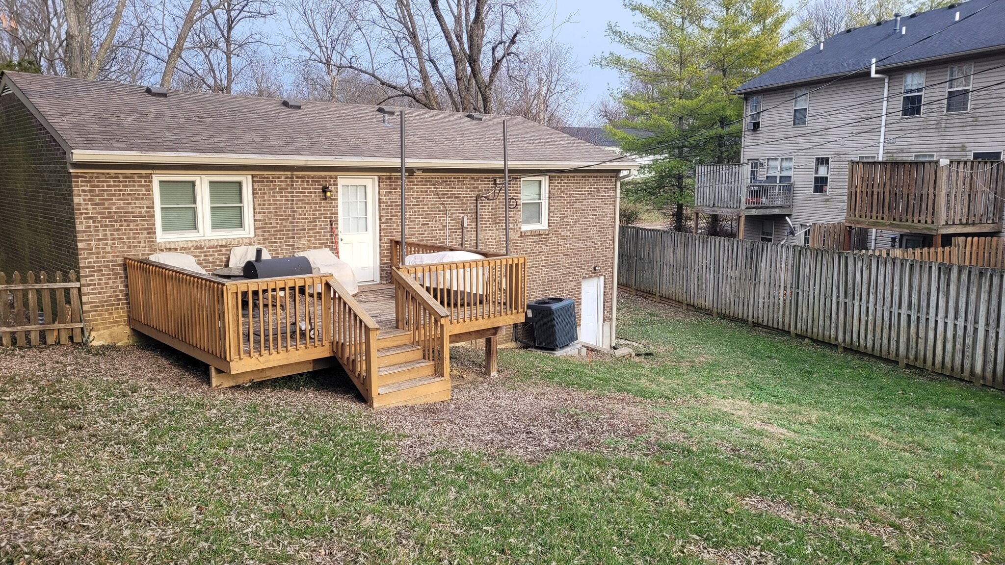 Back yard and deck - 400 N Third Ave