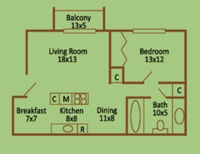 1BR/1BA - Reserve at Mill Creek