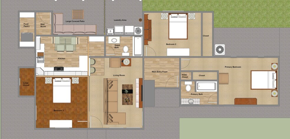 Floor Plan - 829 Hunt Ave