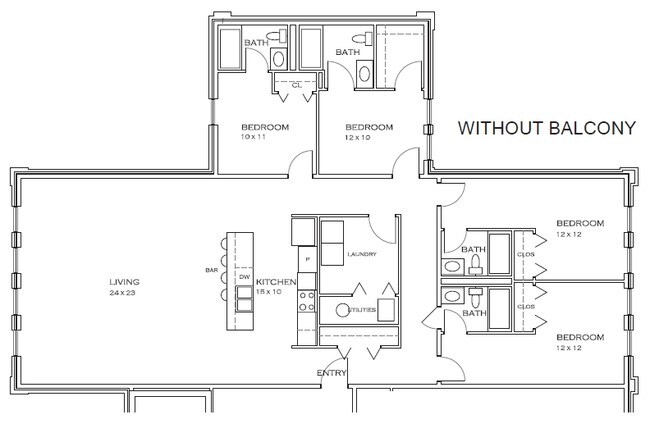 4BR/4BA - Station 11 Apartments