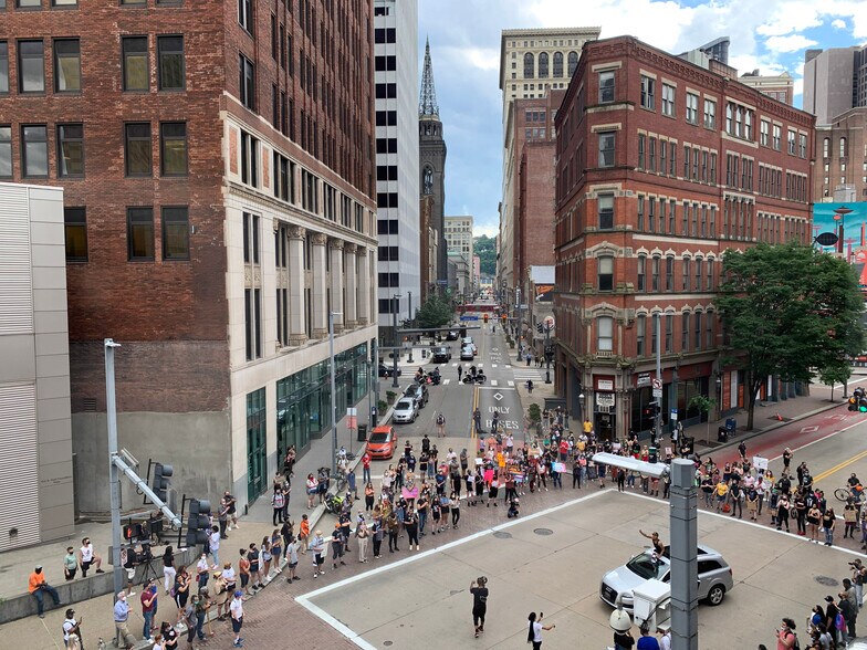 View from the front window - 945 Liberty Ave