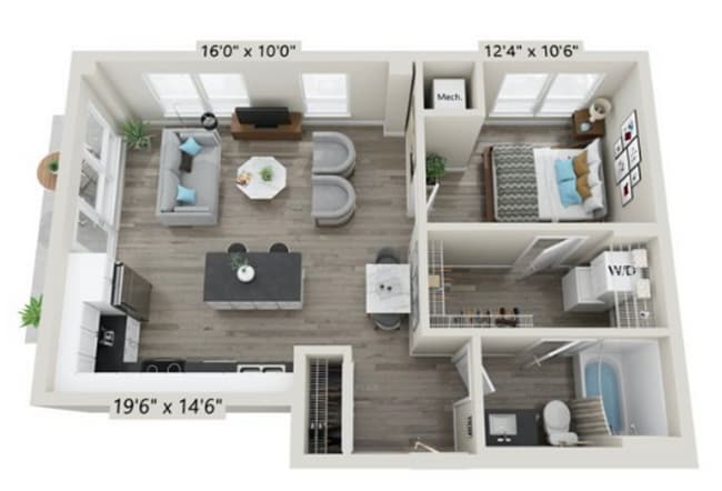 Floorplan - METRIC Apartments