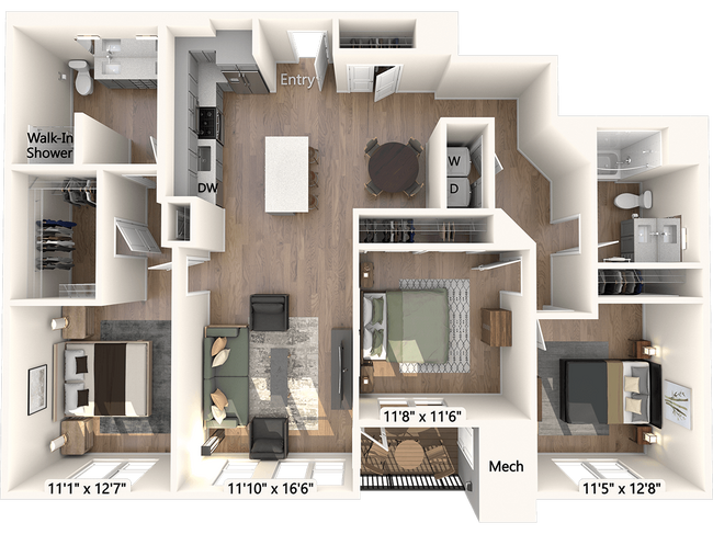 Floorplan - Kanso Milford