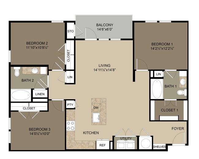 Floorplan - Birdie on Woodland Greens